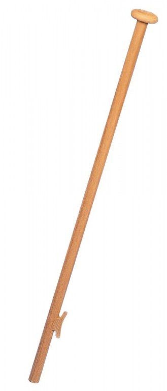 ARC Marine Teak Rechte vlaggenstok met kikker 40cm.