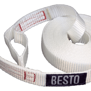 Besto Looplijn 8m 25mm met 2 ogen