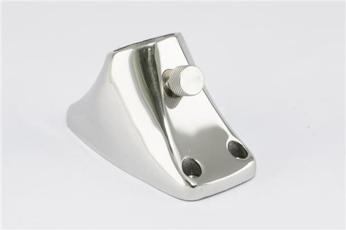 Hollex vlaggenstokhouder 25mm rvs316 opbouw