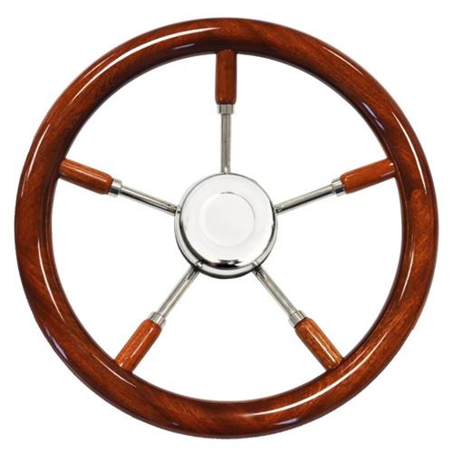 Savoretti stuurwiel type T9L rvs mahonie 40cm