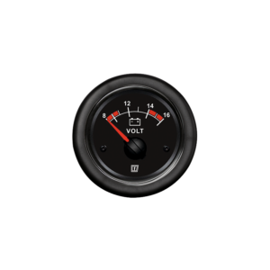 Vetus Voltmeter zwart 12 V