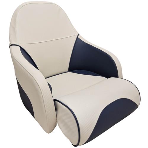 Hollex stuurstoel Classic Moon wit/ navy