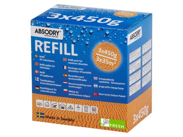 Absodry® Refill 3x450gr Fresh