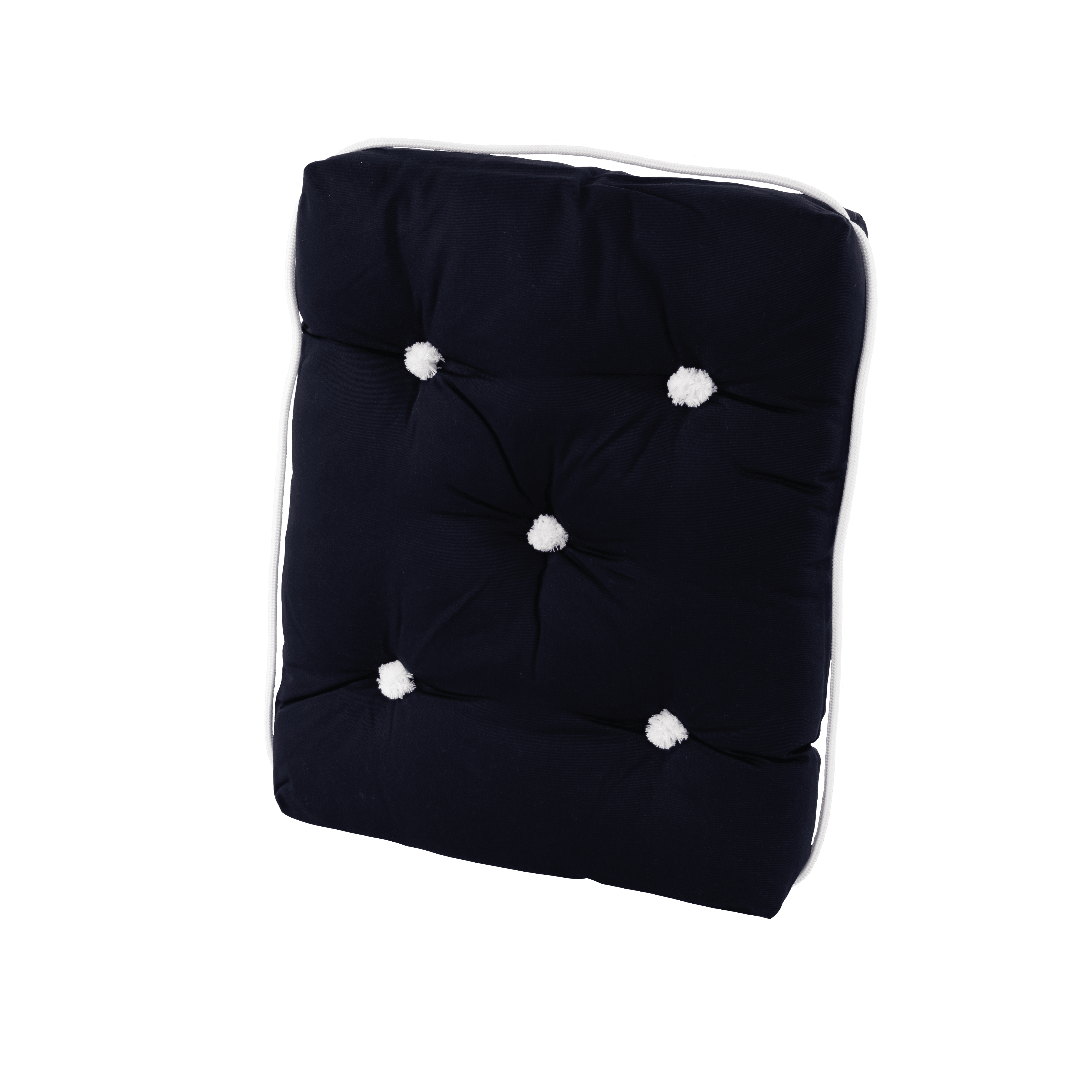 Talamex Kapok kussen blauw enkel